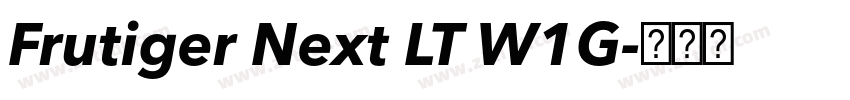 Frutiger Next LT W1G字体转换 Frutiger Next LT W1G字体转换